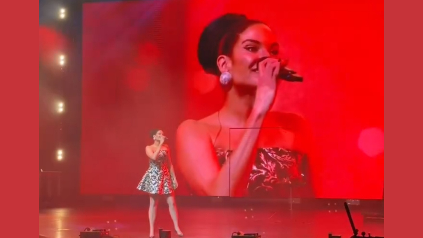 Natalia Jiménez en su concierto 'La Jiménez' en el Auditorio Nacional
