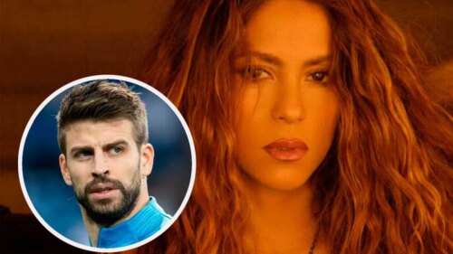 Shakira y Piqué serios enojados