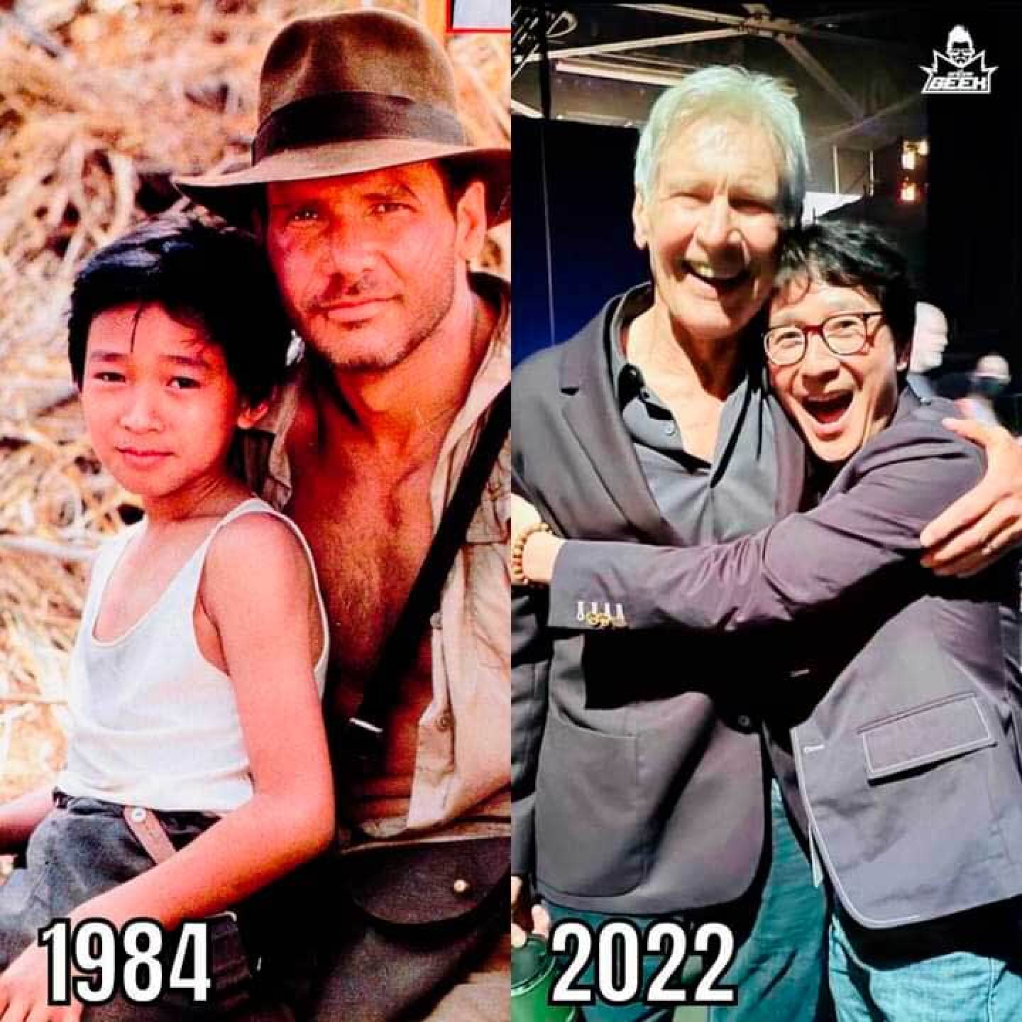 Harrison Ford se dejó ver muy conmovido