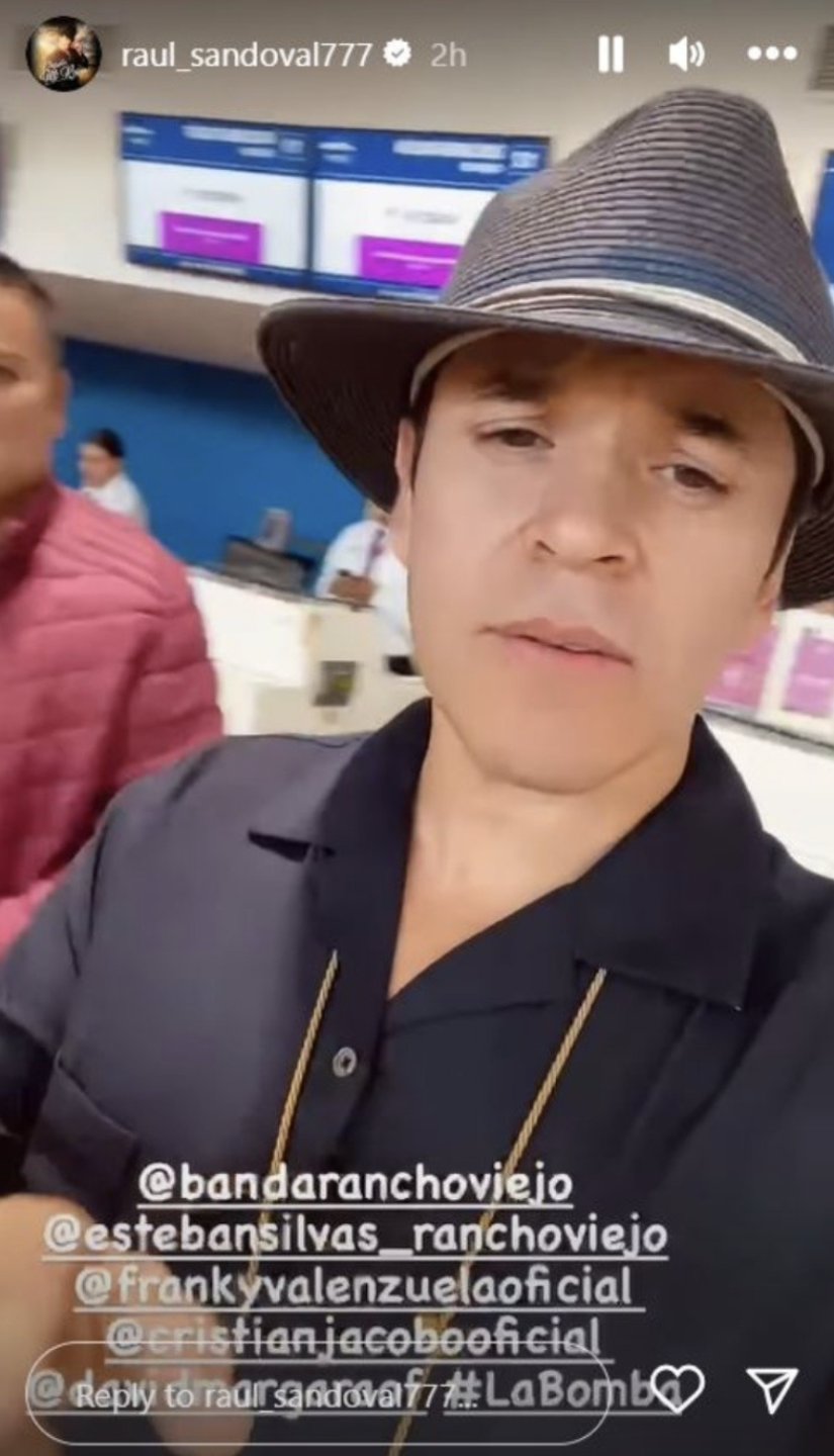 Raúl Sandoval detenido en el aeropuerto