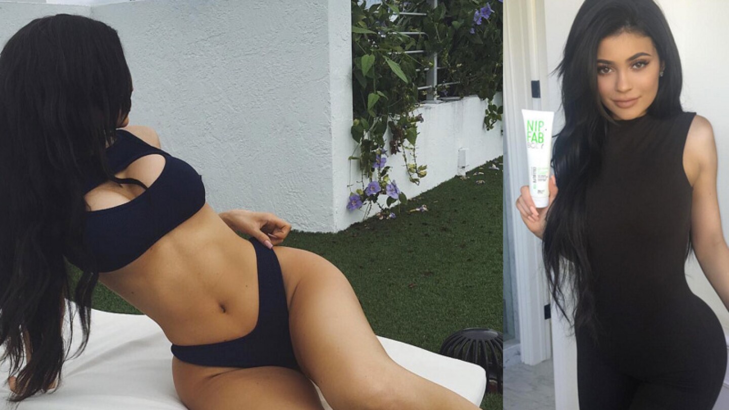 Kylie Jenner enloquece a sus fans con las marcas que se hacen en su pelvis