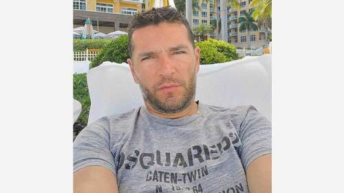 Martín Fuentes tendrá que utilizar un cabestrillo por algunos días.