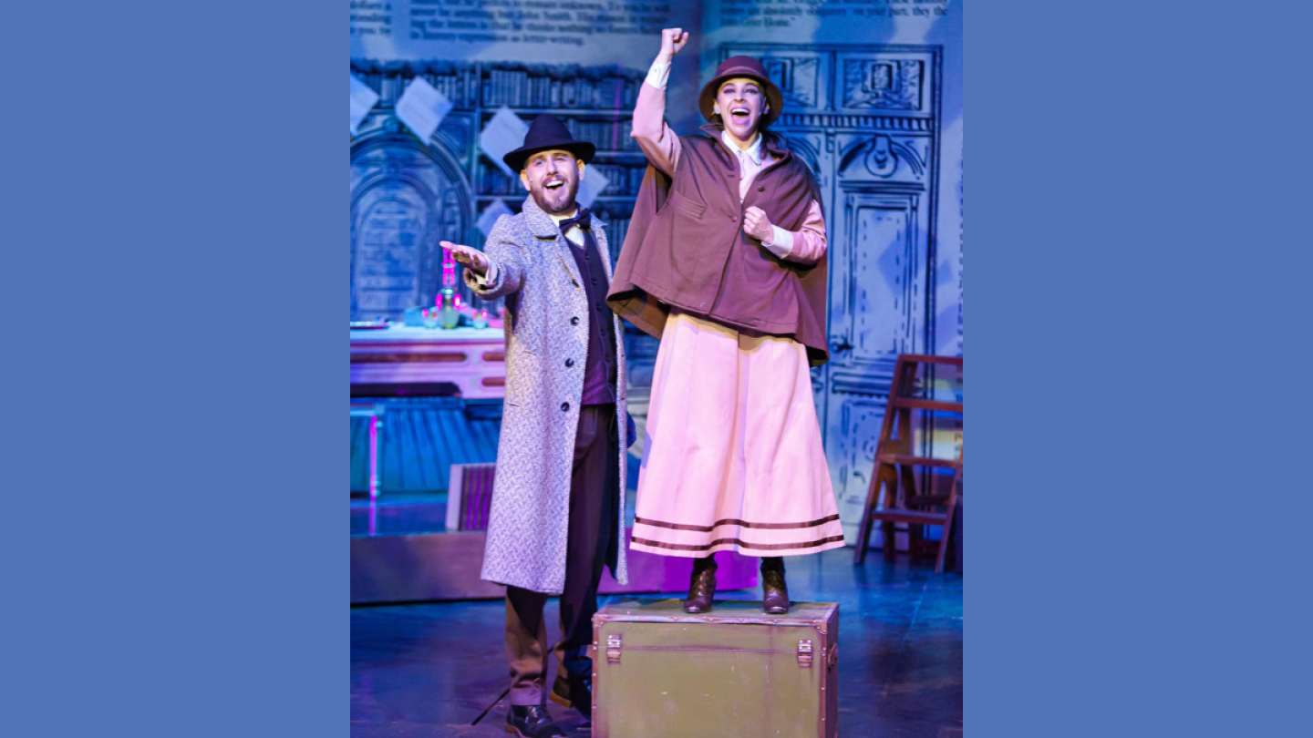 Papi piernas largas, obra de teatro musical, Oscar Acosta y Paola Gómez