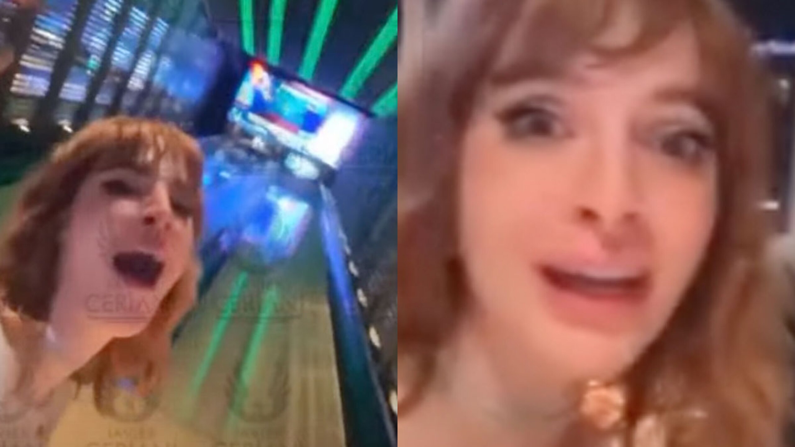 Imelda Tuñón borracha en boliche