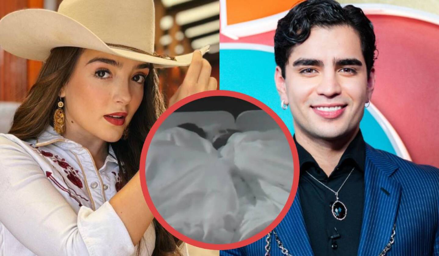 Elaine Haro y Aarón Mercury en momento íntimo en La casa de los famosos México