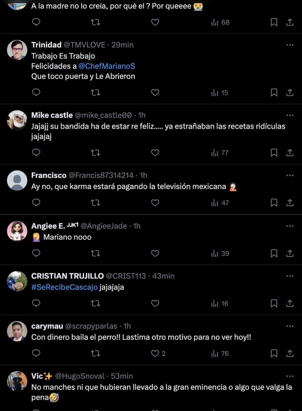 Redes reaccionan a la incorporación de Mariano en Hoy