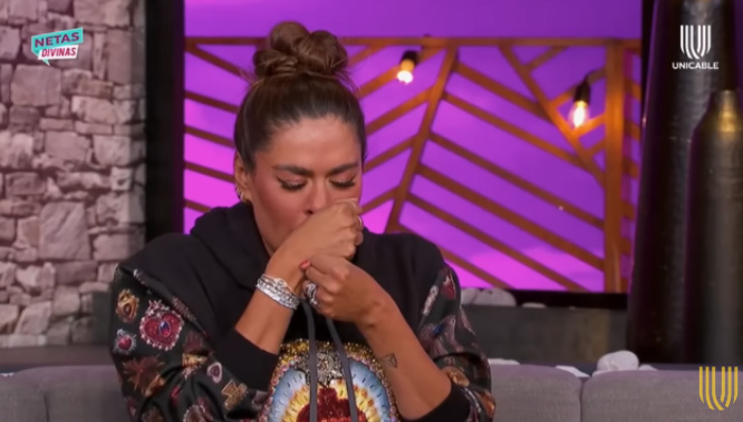 Galilea Montijo llora en pleno programa en vivo al hablar de su abuelita