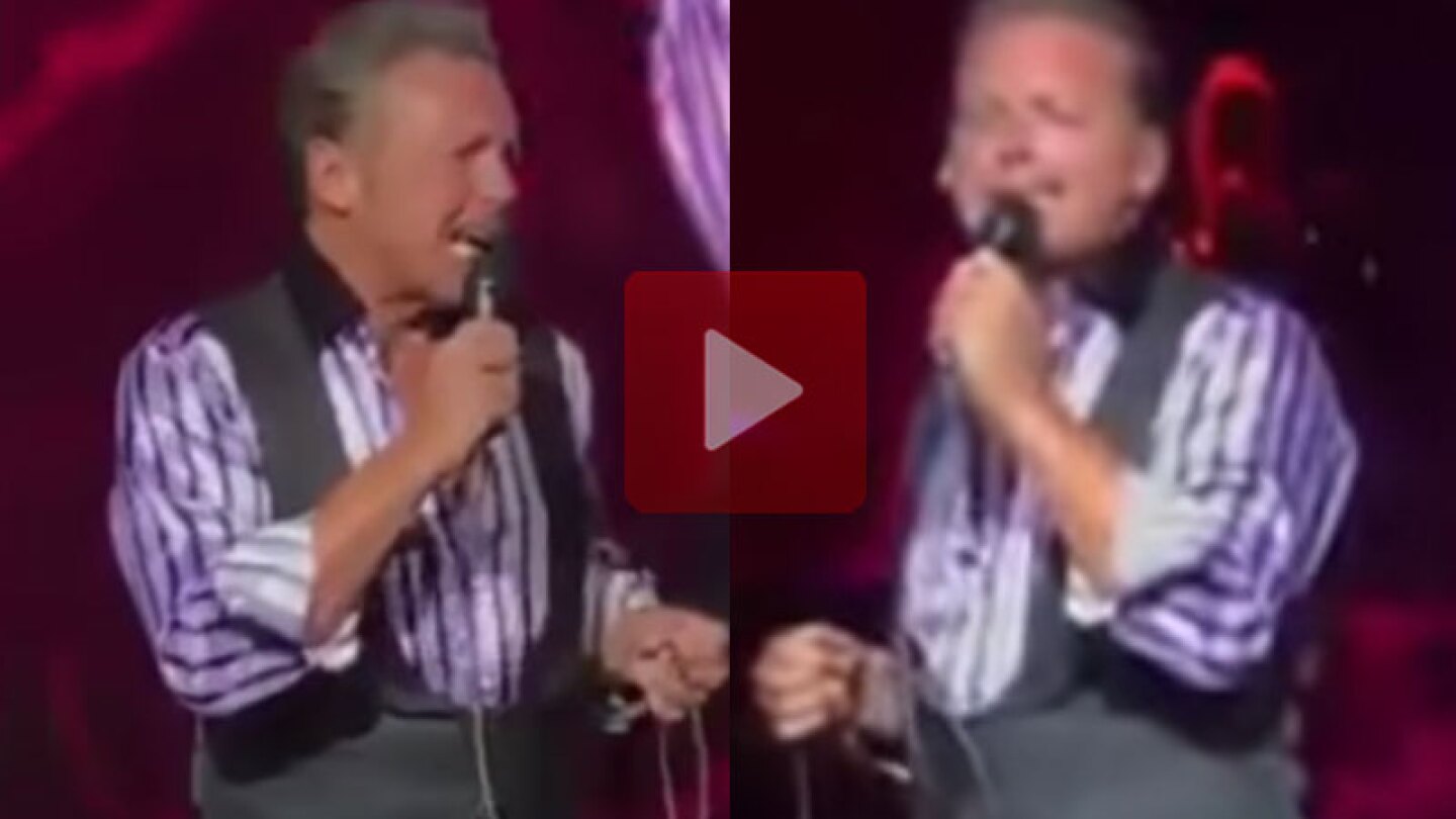 Luis Miguel subió ebrio al escenario