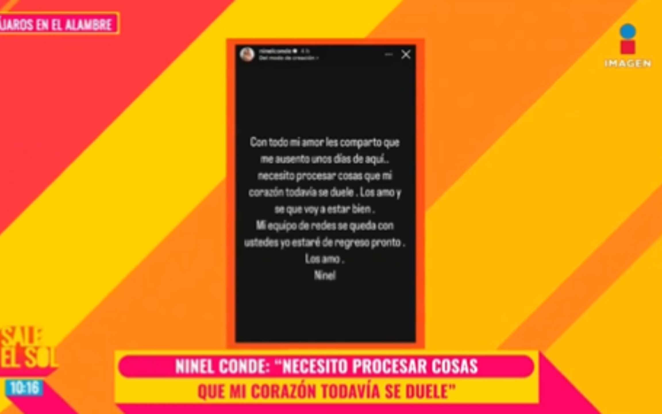 Ninel Conde anuncia que se va de redes sociales