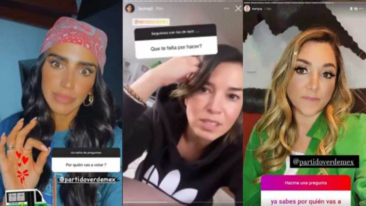 Influencers recibieron 20 millones de dólares por campaña del Partido Verde.