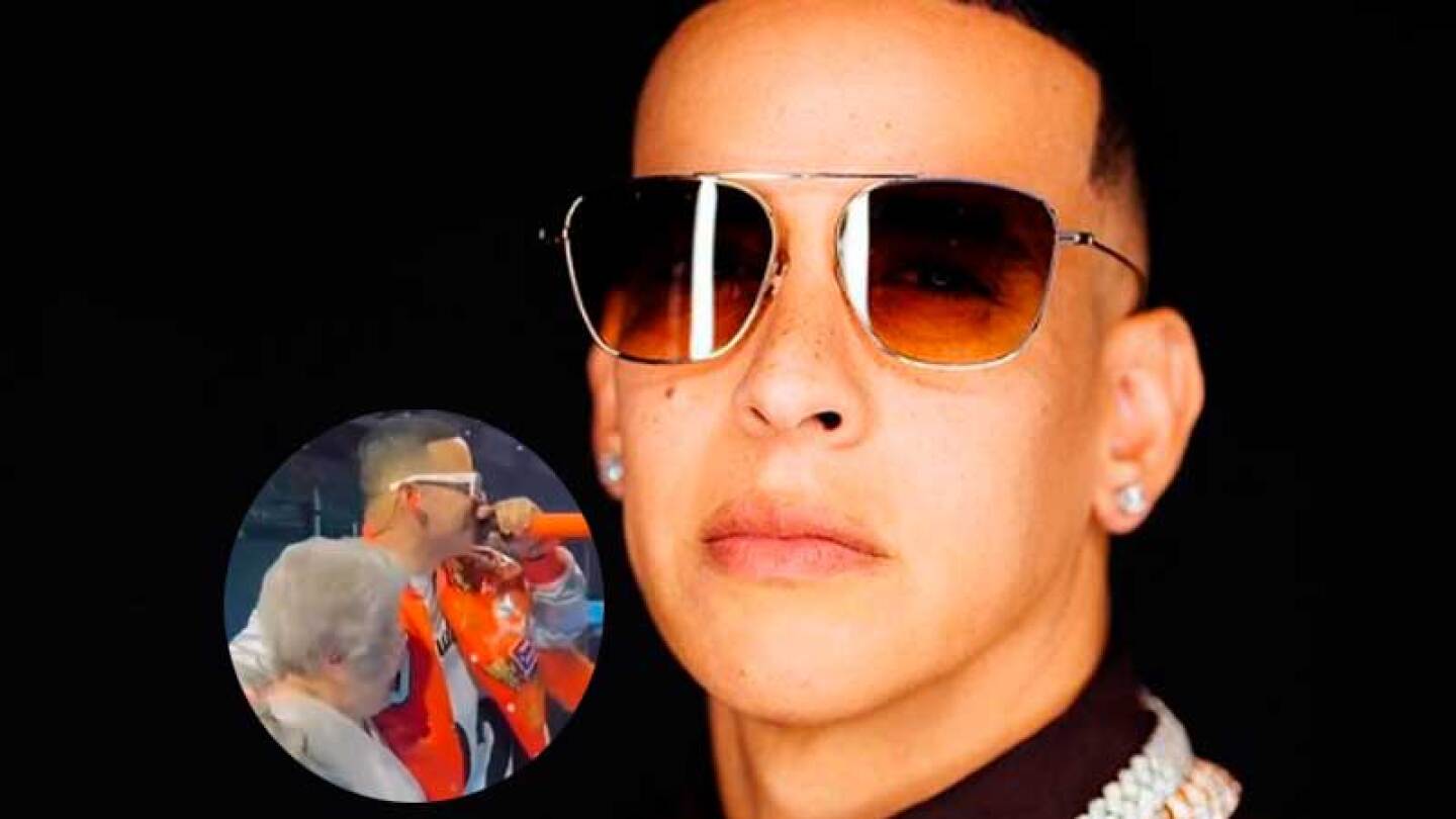 Daddy Yankee sube a abuelita al escenario y baila con ella reggaetón