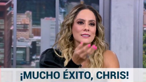 Christian Lara despedida Hechos Meridiano llora