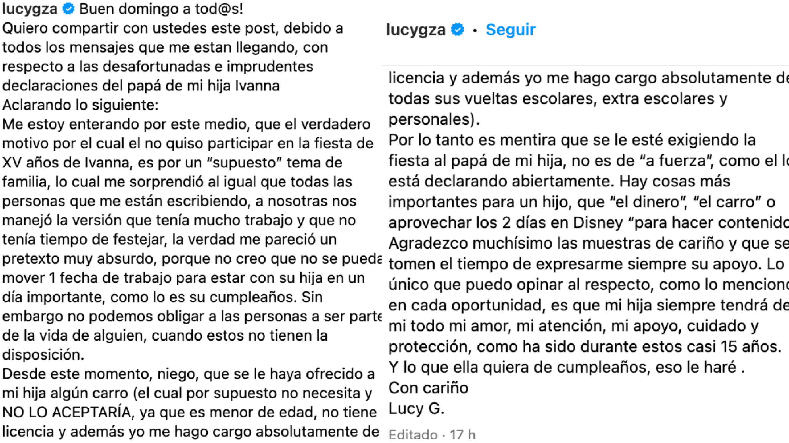 Lucy Garza desmiente a Poncho de Nigris