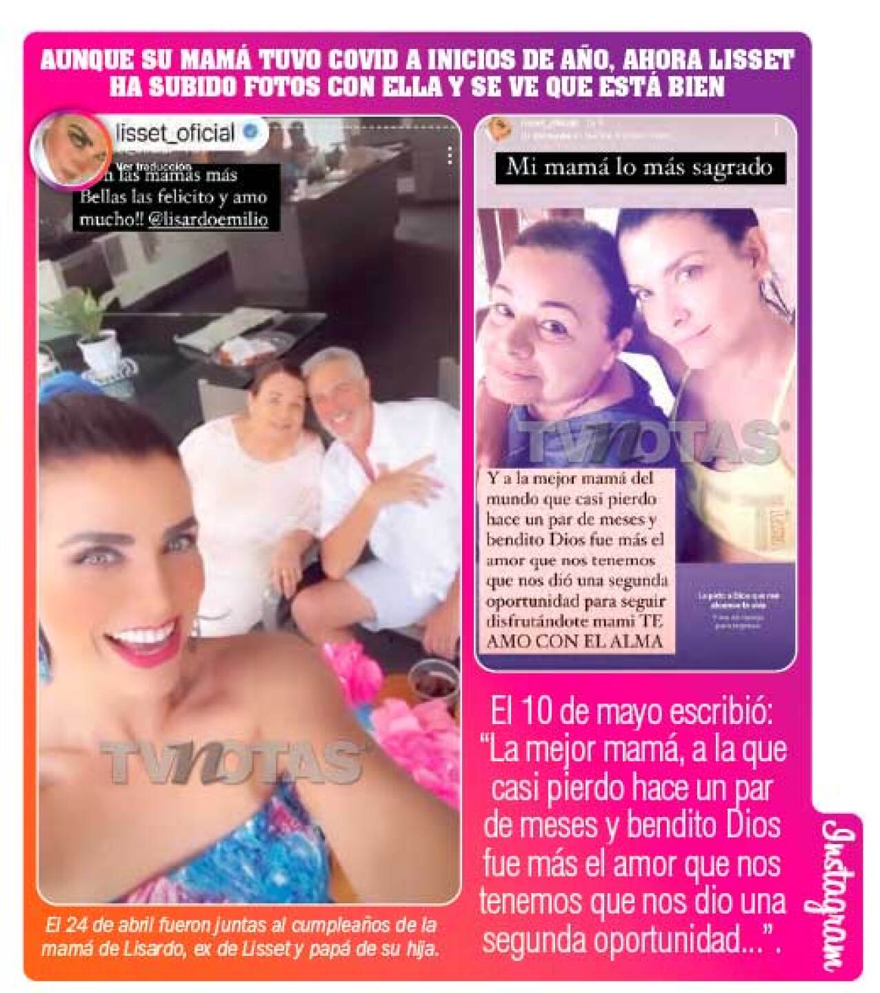 Lisset habla sobre su hermana alcohólica: Solo quiere ver a mi mamá para robarle