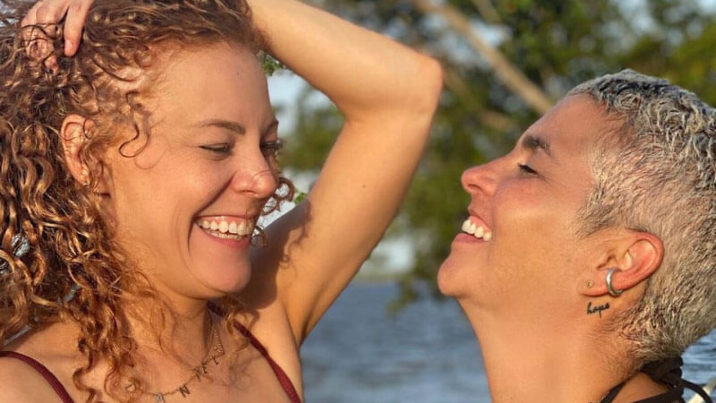 Daniela Magún se accidenta mientras que Federica Quijano la graba