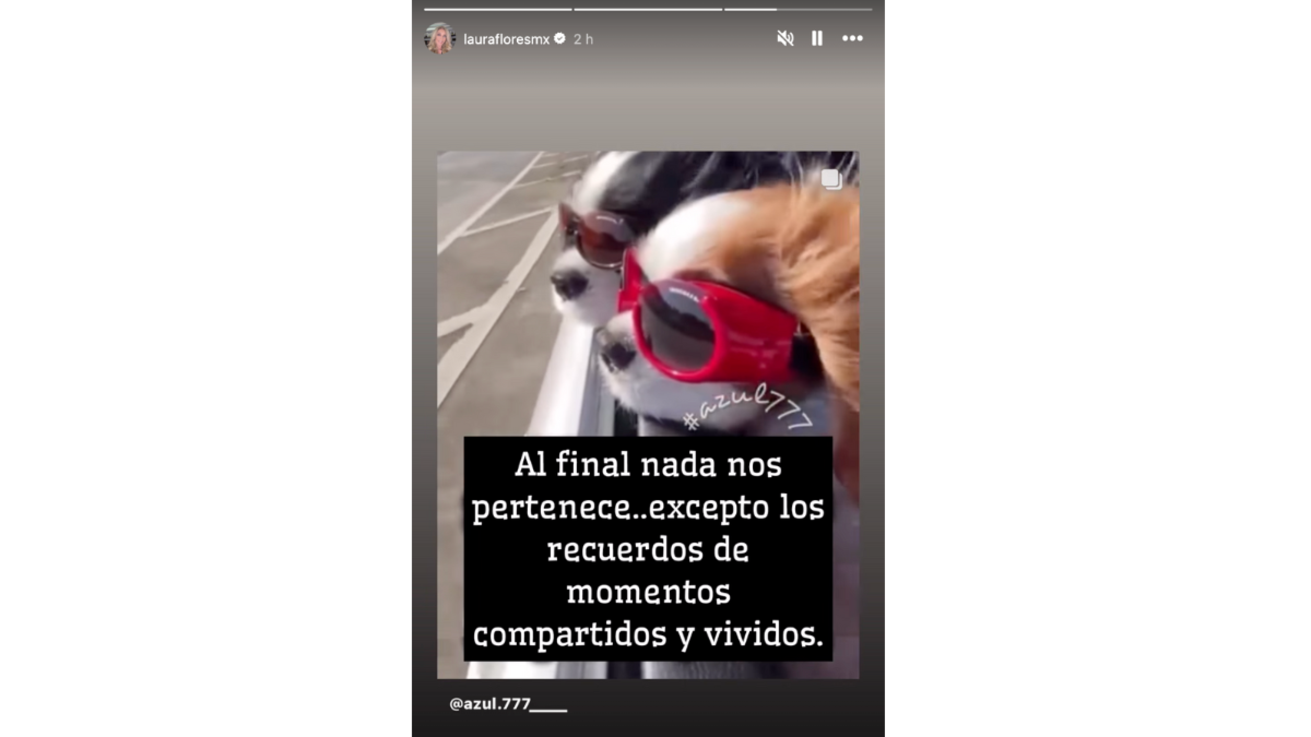 Laura Flores indirecta a Lalo Salazar