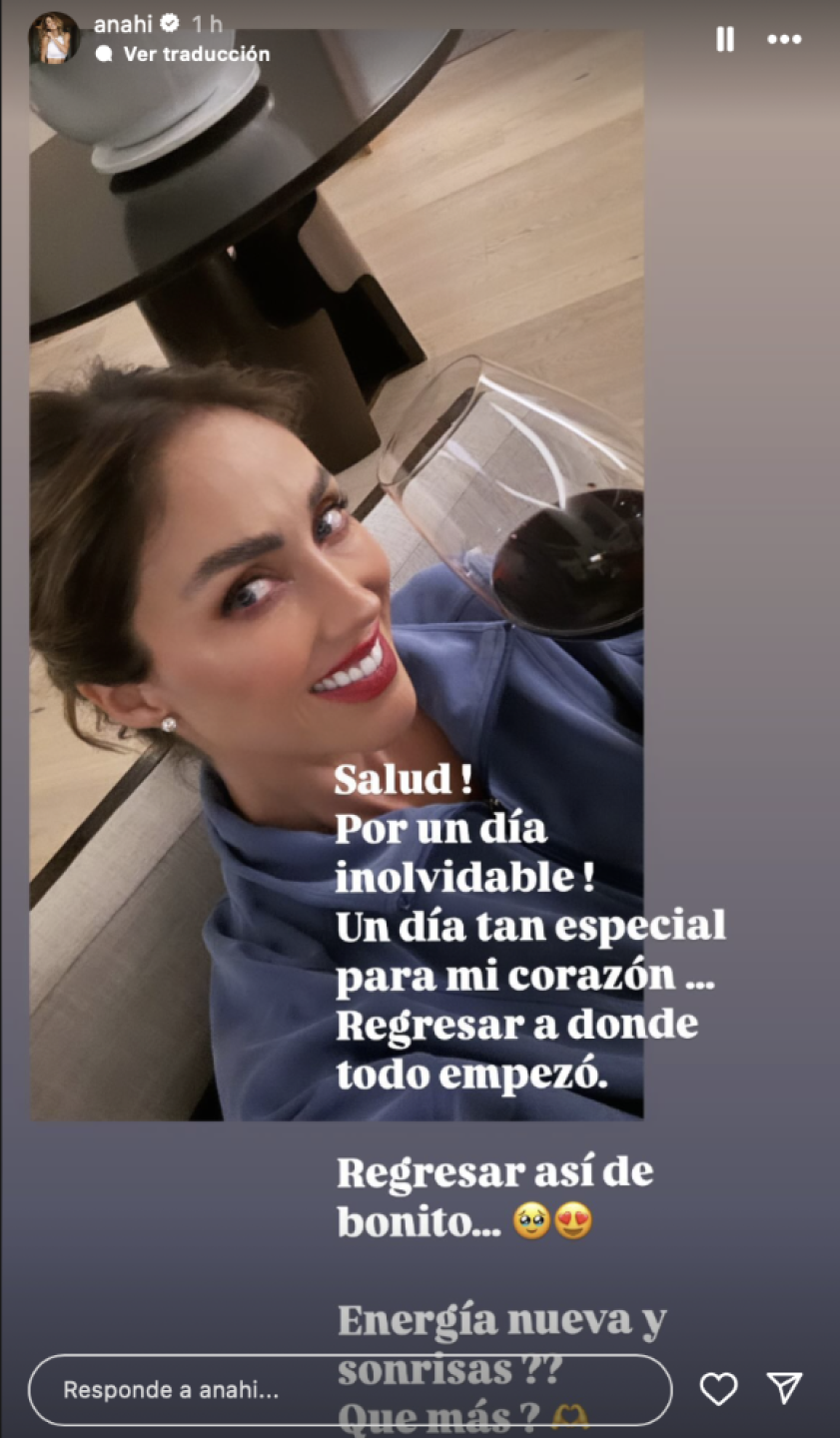 Anahí primer día en Quién es la máscara regreso
