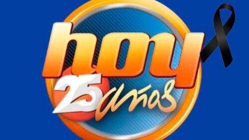 Conductor de Hoy se viste de luto