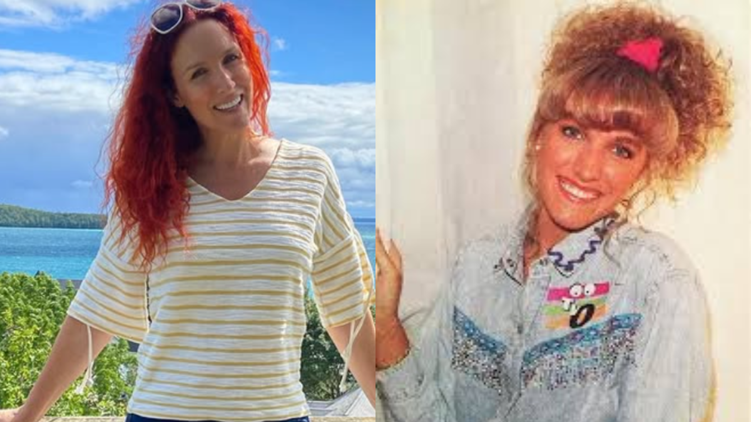 Liza Echeverría, conductora de televisión, antes y después