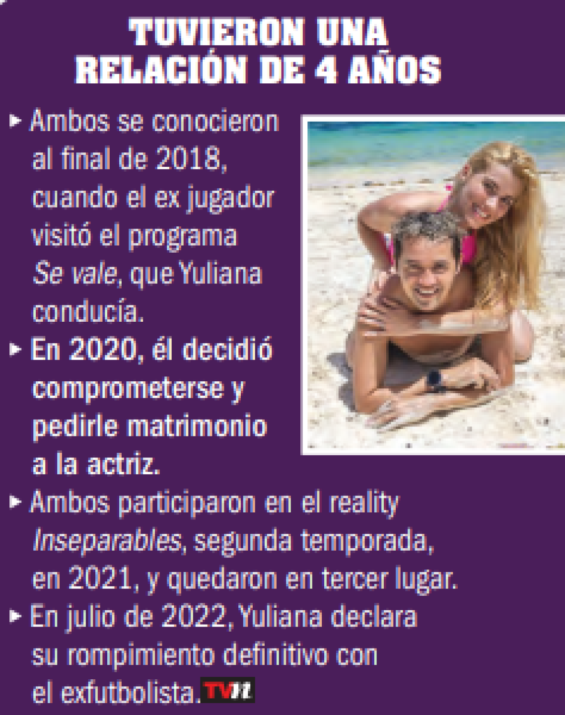 Conoce más de la pareja