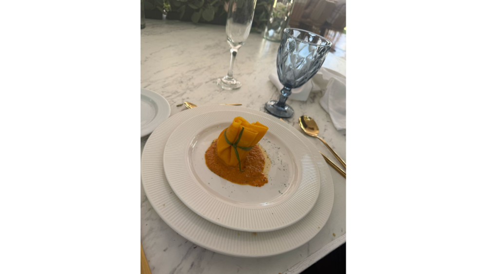 Boda de Aleida Núñez, el banquete