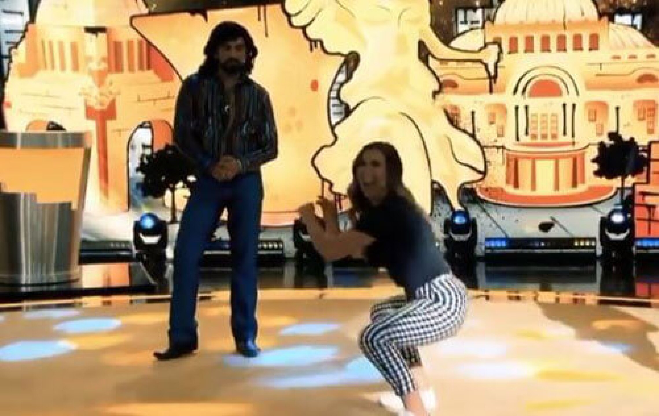 Mariazel compartió el momento.