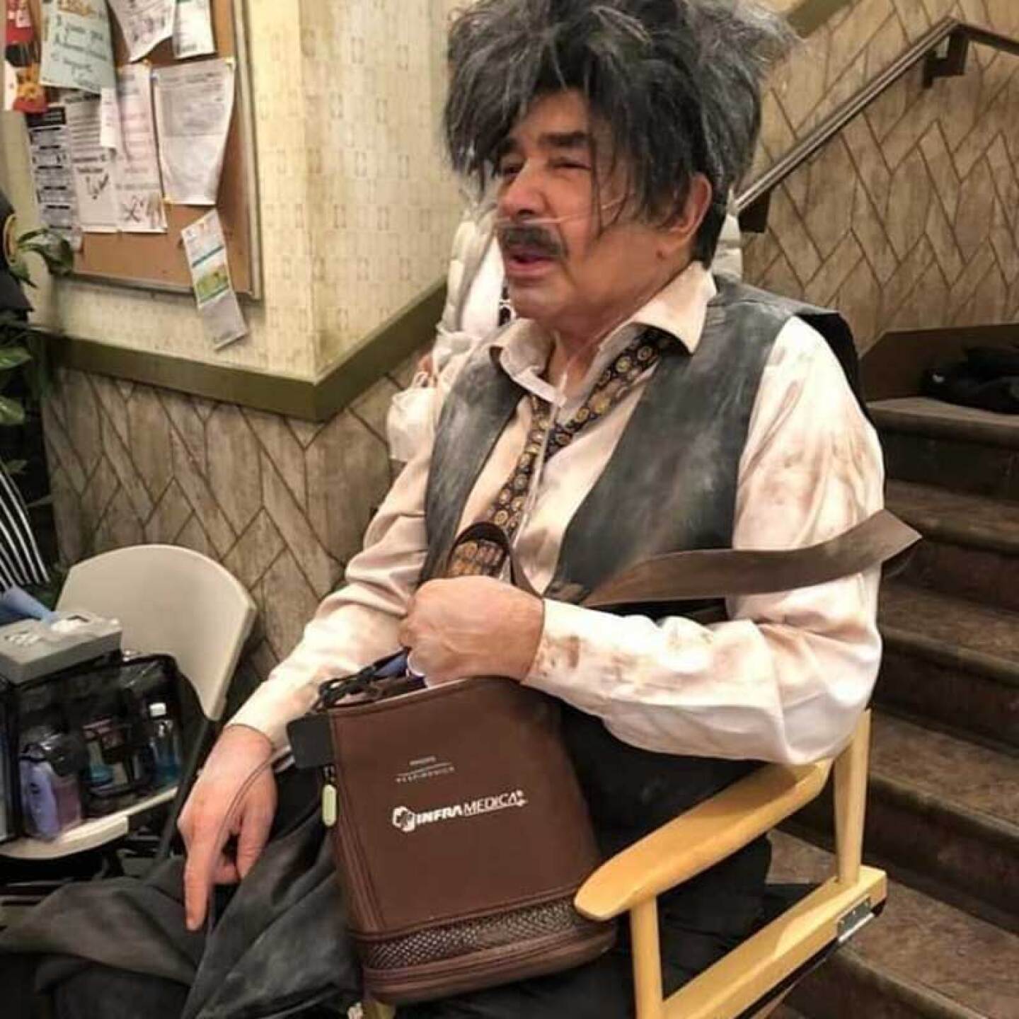 El actor iba con él a todos lados.