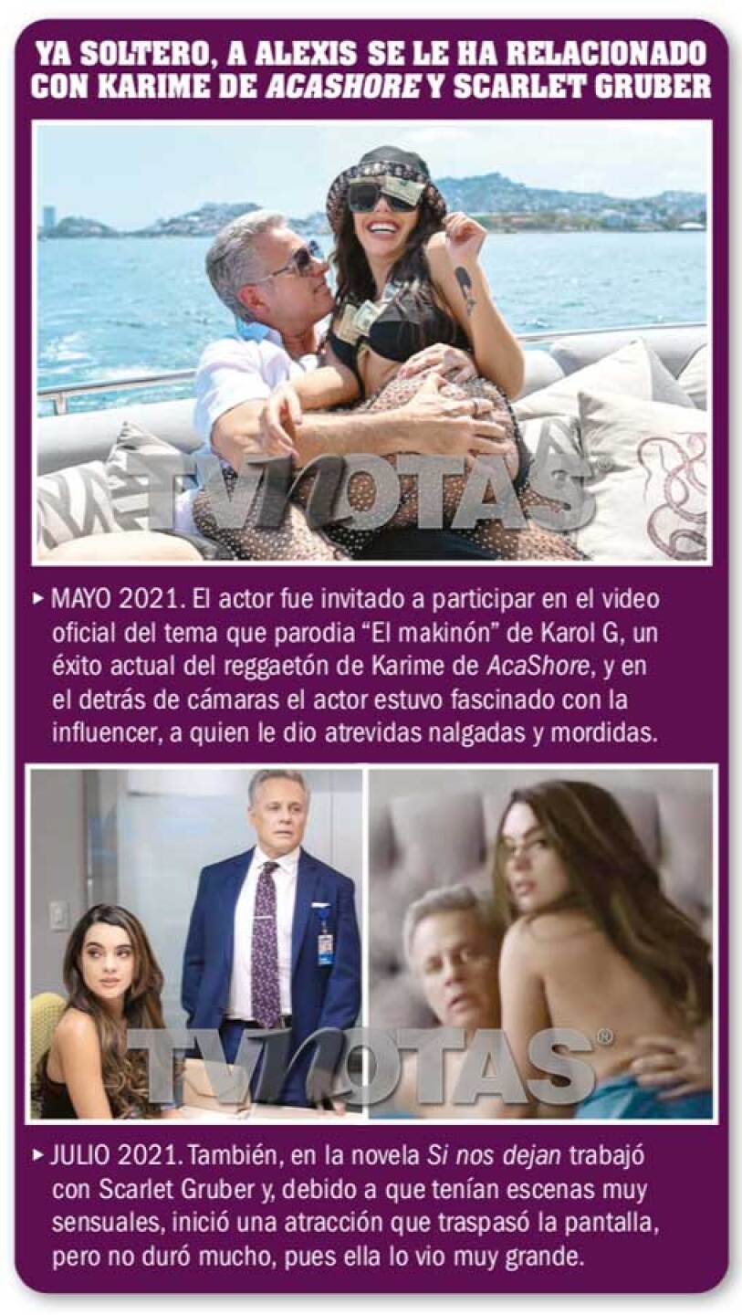 Alexis Ayala estrena romance con joven actriz