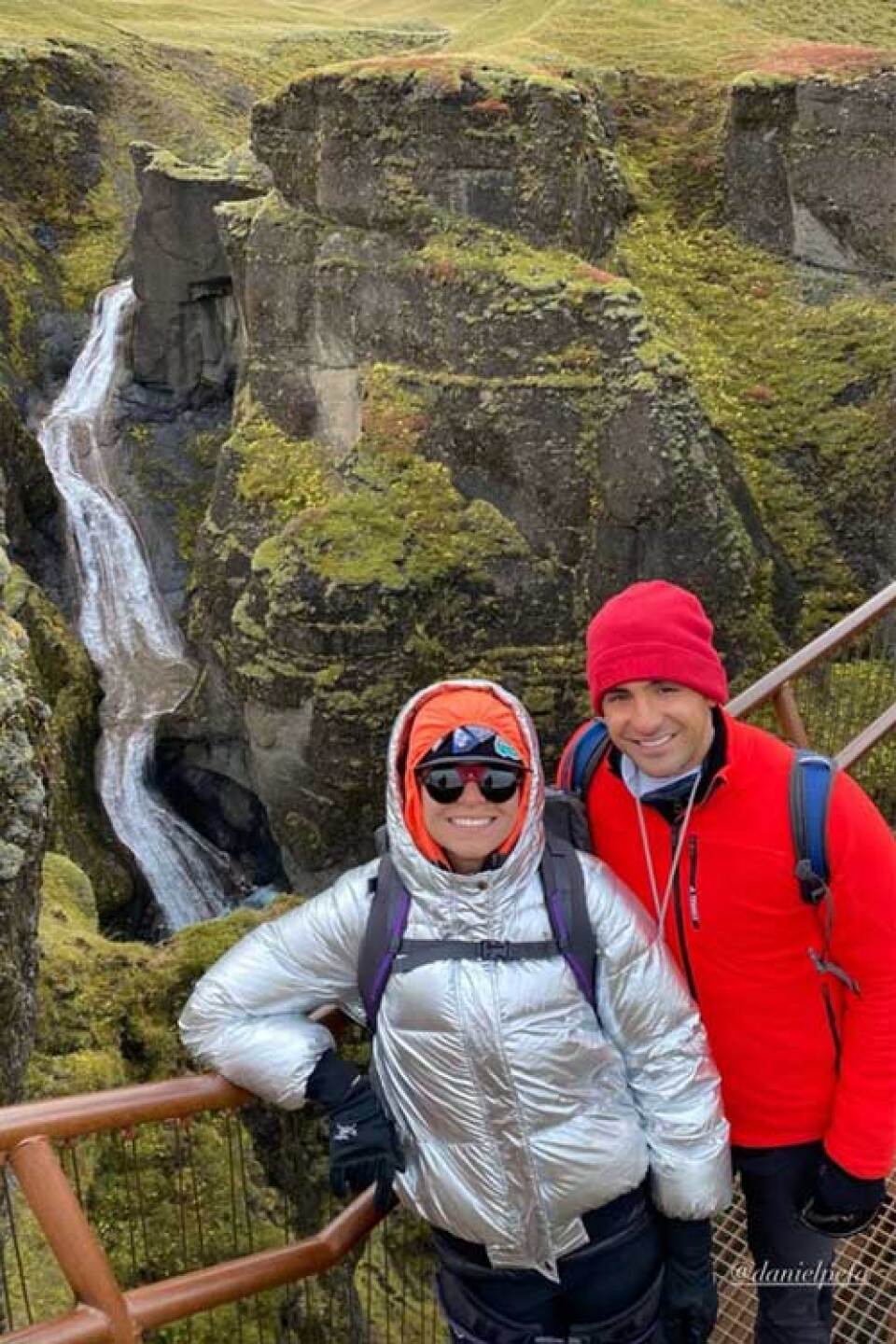 Tania Rincón disfruta de sus vacaciones.