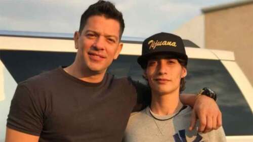 Yahir y su hijo Tristan