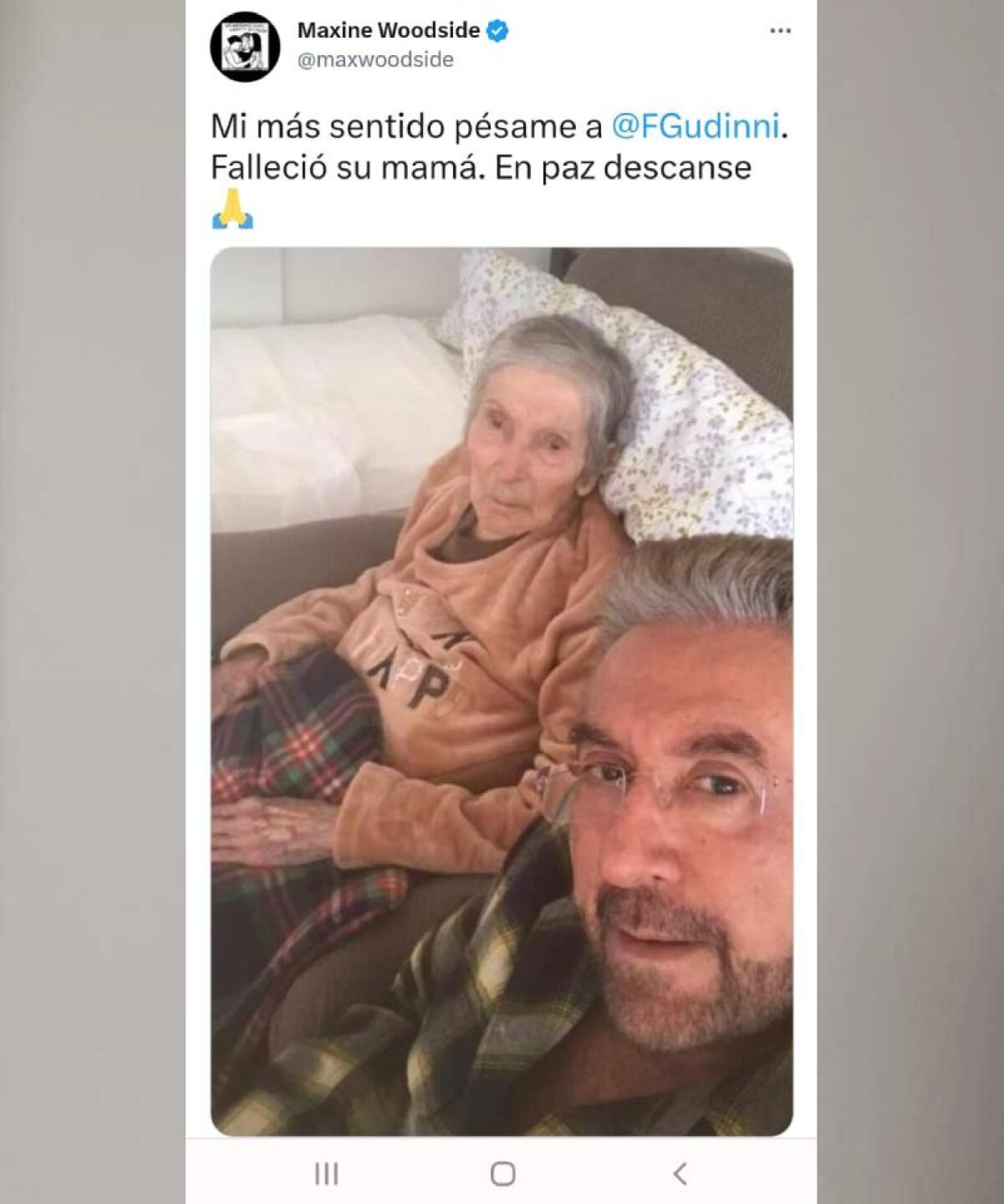 Maxine Woodside envía el pésame a excolaborador que la llamó "jefa ingrata"