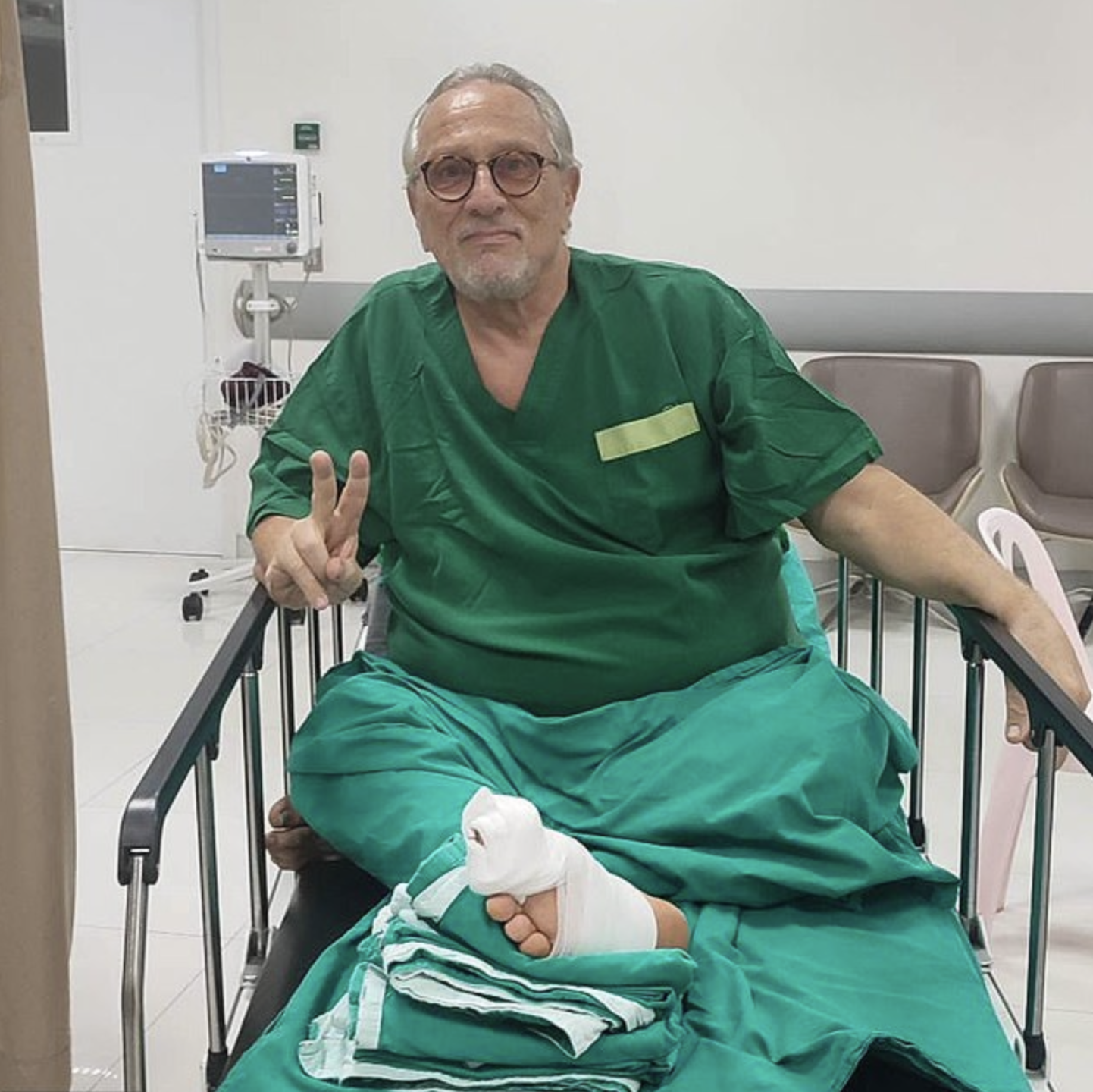 Actor El juego del calamar accidente cirugía dedos