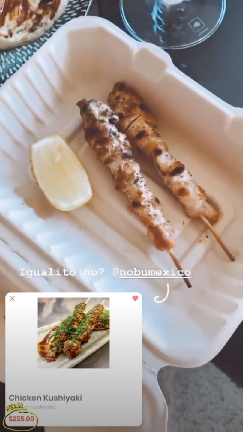 irina baeva gabriel soto comida