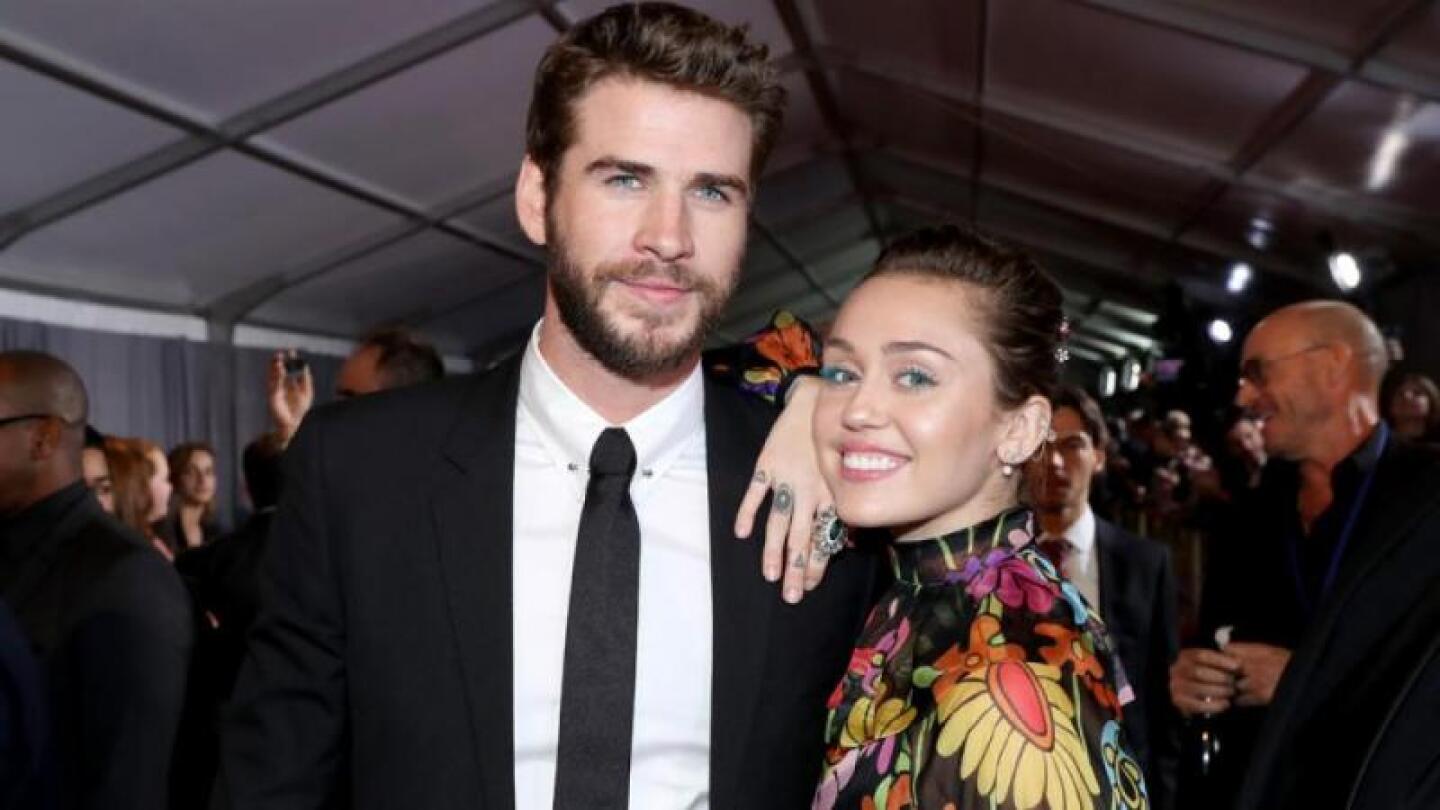 Miley Cyrus y Liam Hemsworth se casaron en secreto