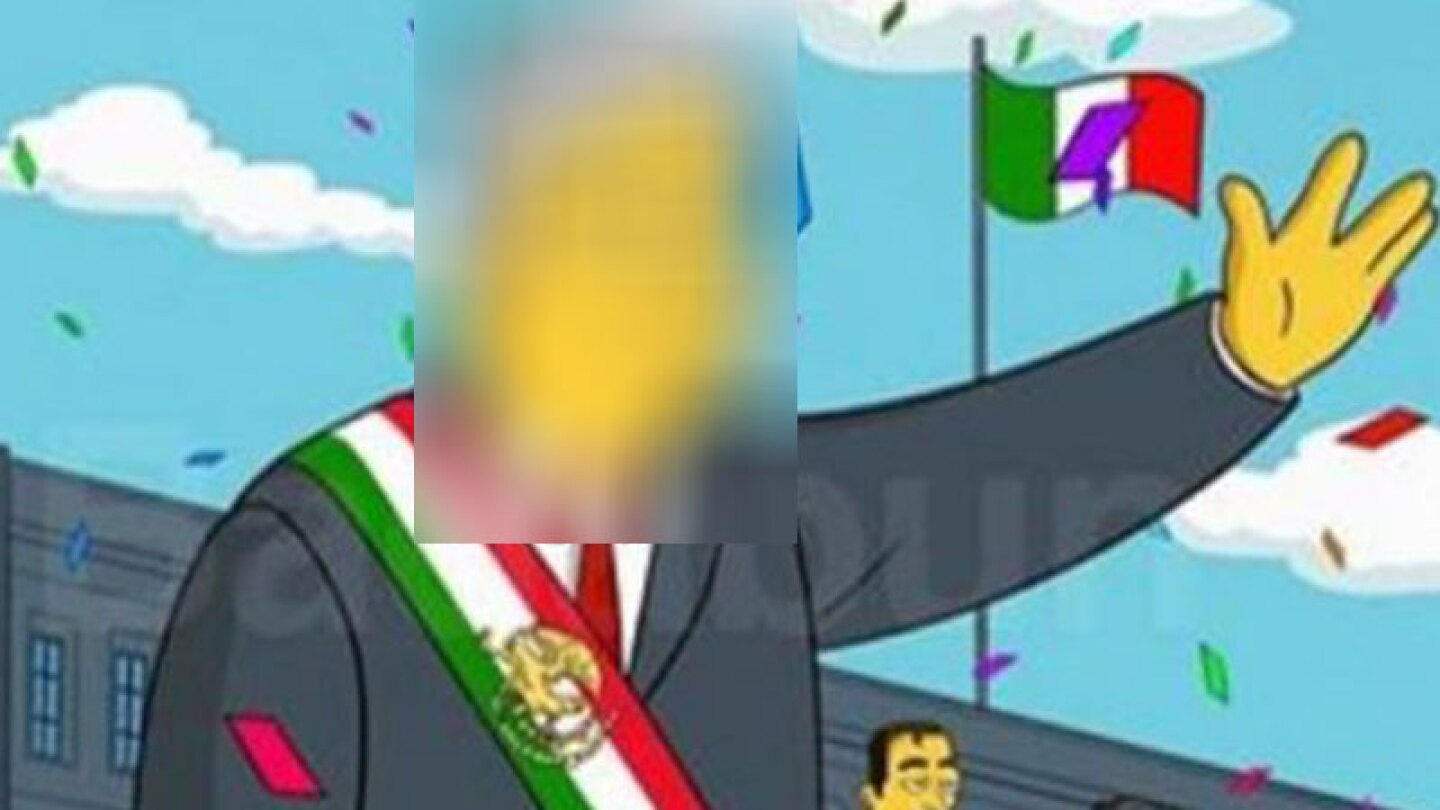 Predicción de 'Los Simpson' causa controversia, revelan al próximo Presidente de México.