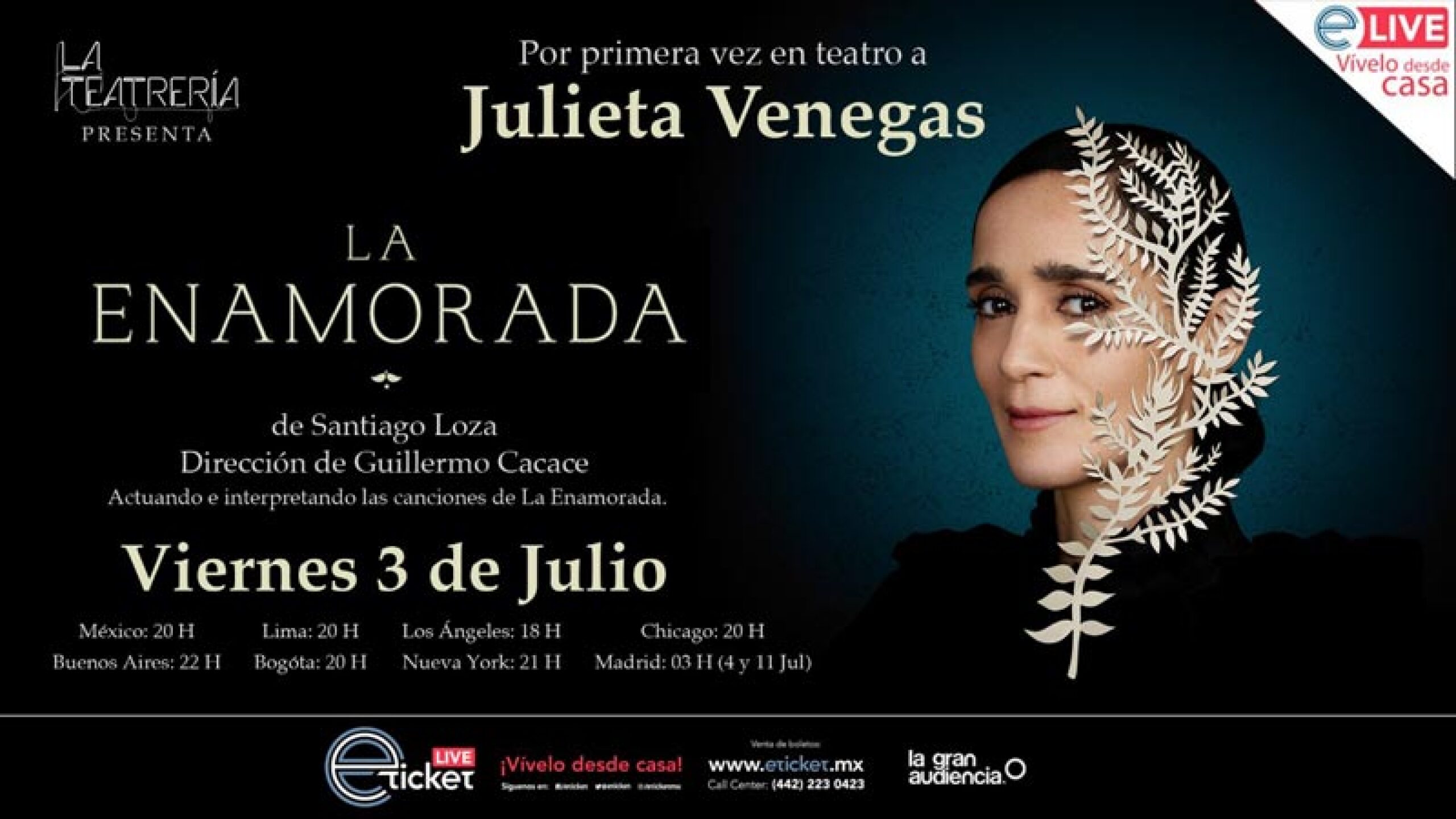 Julieta Venegas Espectáculo Teatro