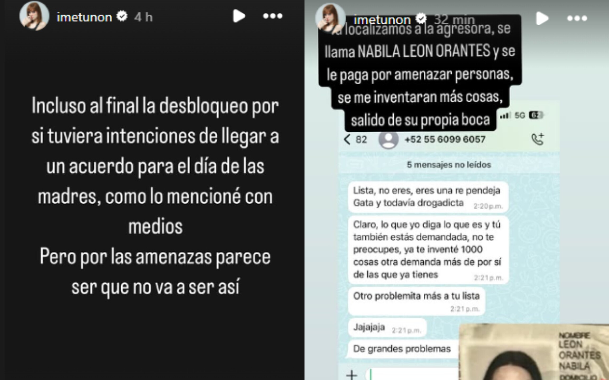 Imelda Tuñón mensajes