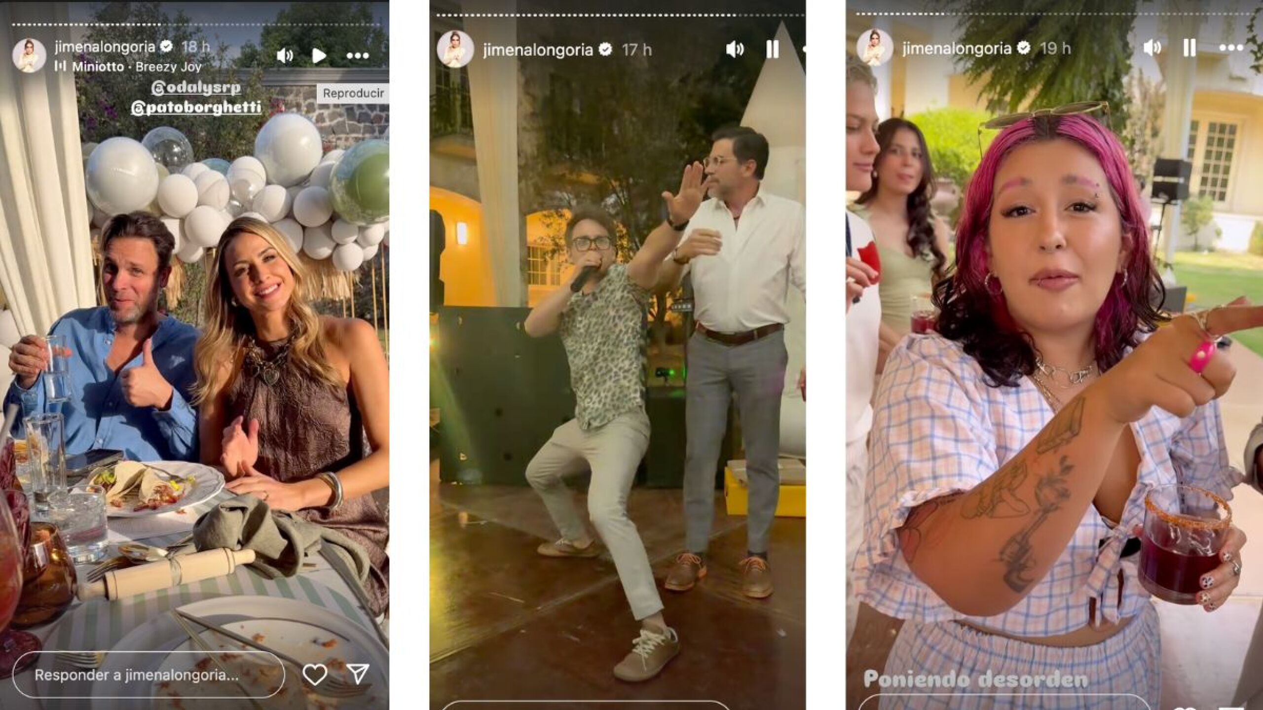 Jimena Longoria y Gualy celebran el bautizo de su bebé