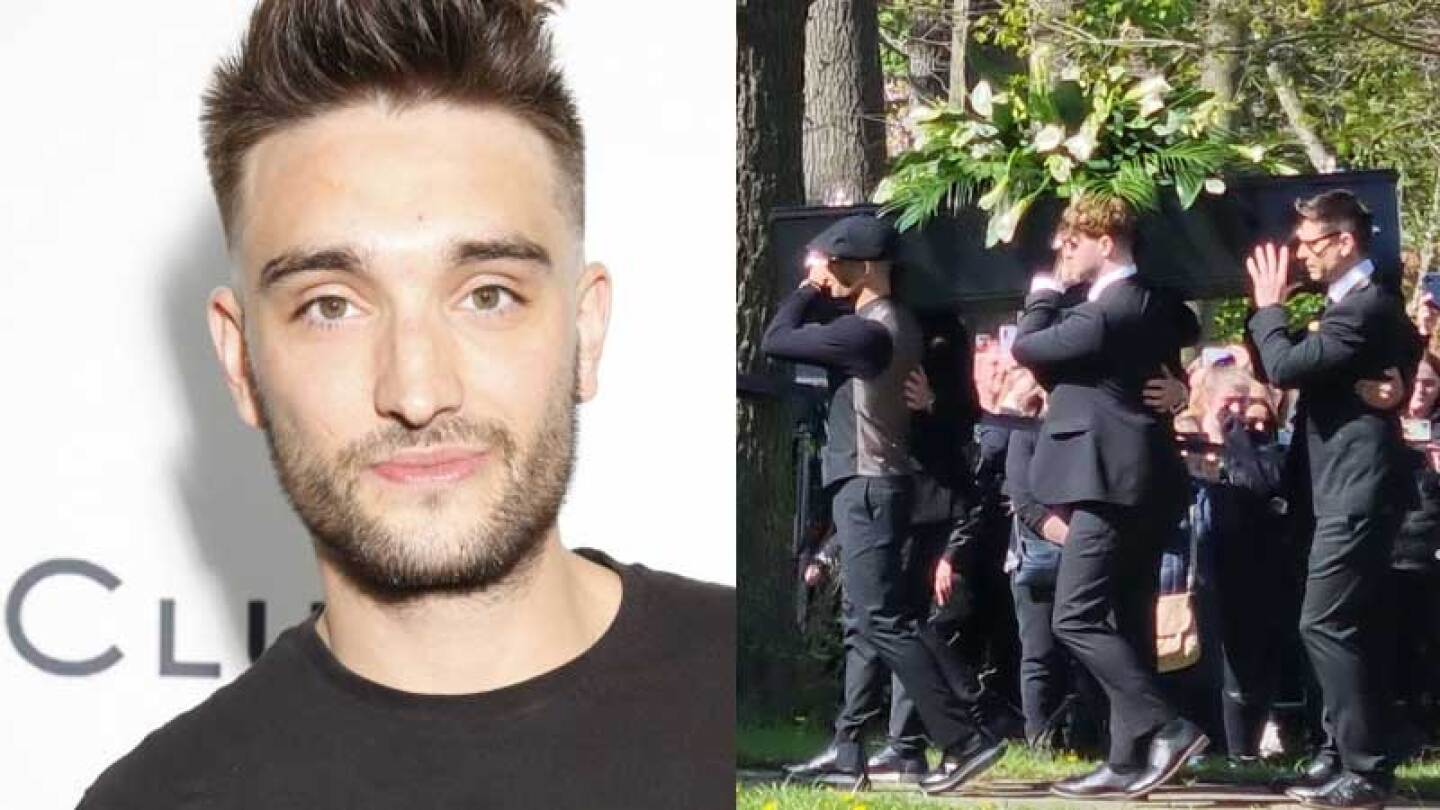 Compañeros de The Wanted cargan el féretro de Tom Parker