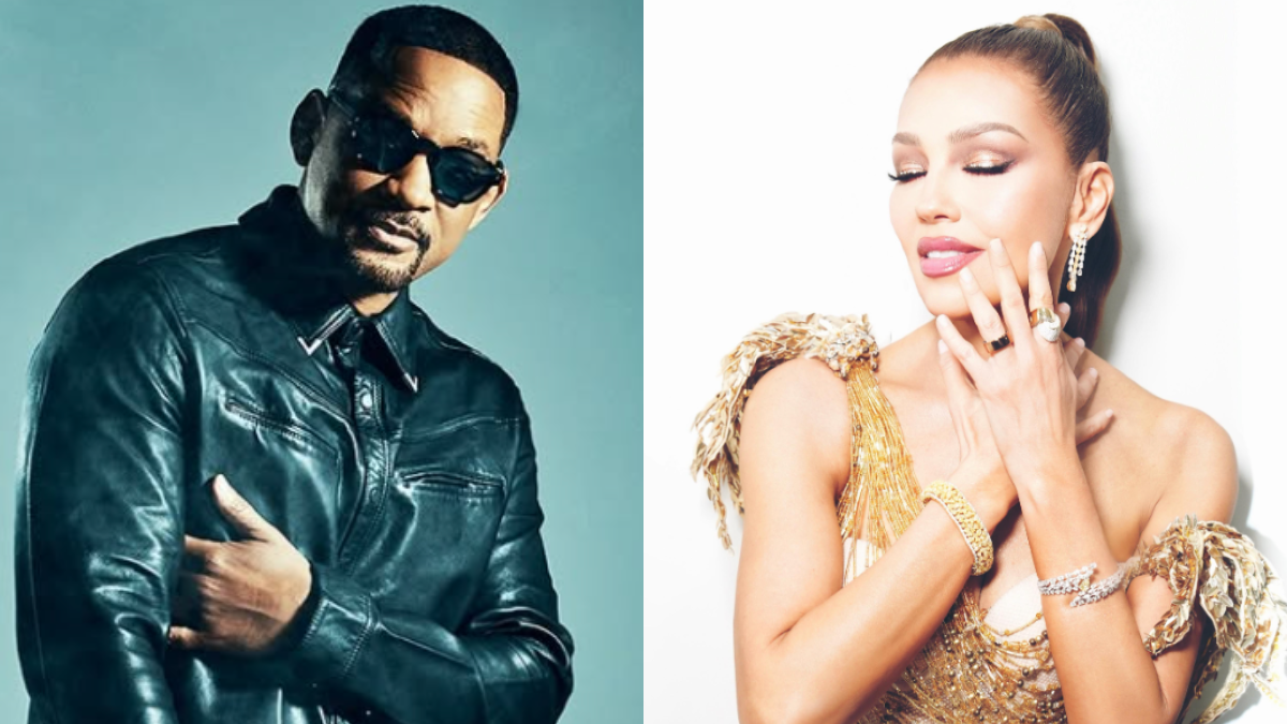 Will Smith le regaló rosas a Thalía