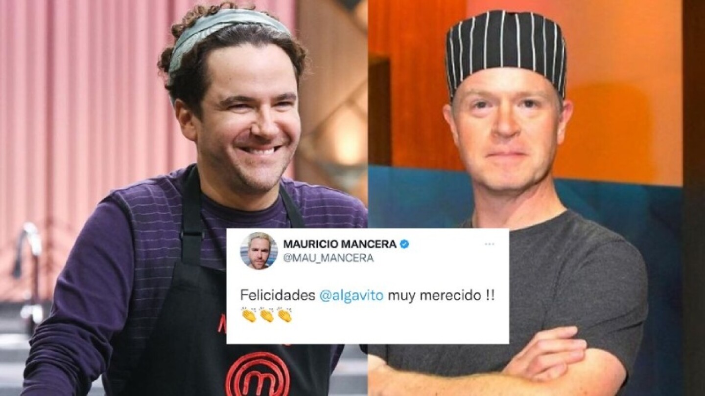 MasterChef Celebrity: Mauricio Mancera felicita a Gavito por llegar a la final y esto le contestó
