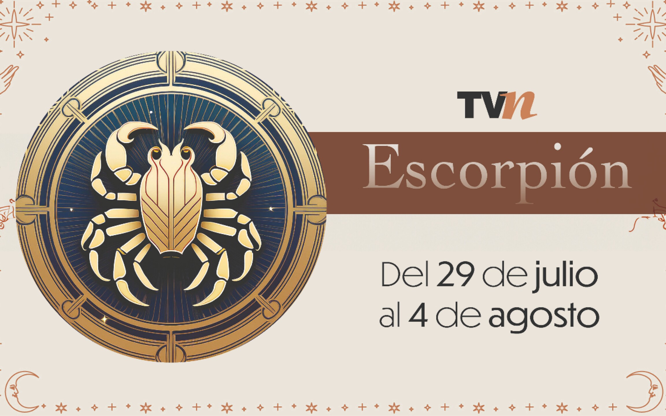 Escorpio Horóscopo semanal del 29 de julio al 4 de agosto del 2025