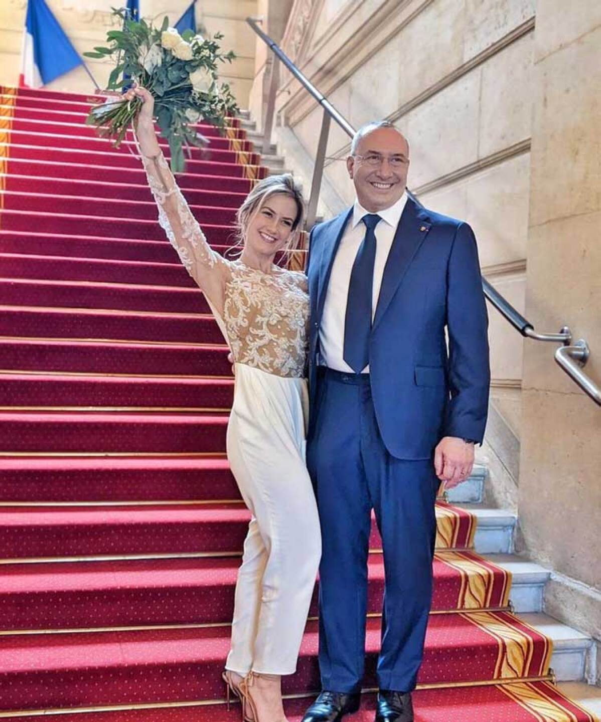Primera foto de la boda de Altair Jarabo en Francia