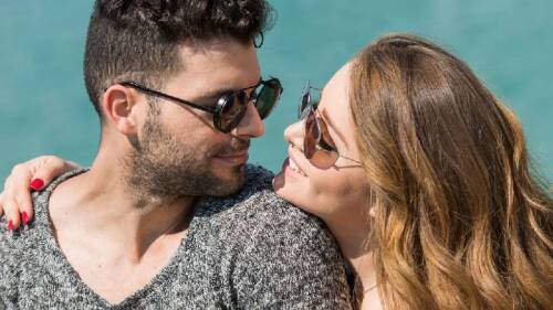 Adrian Di Monte y su ex juntos