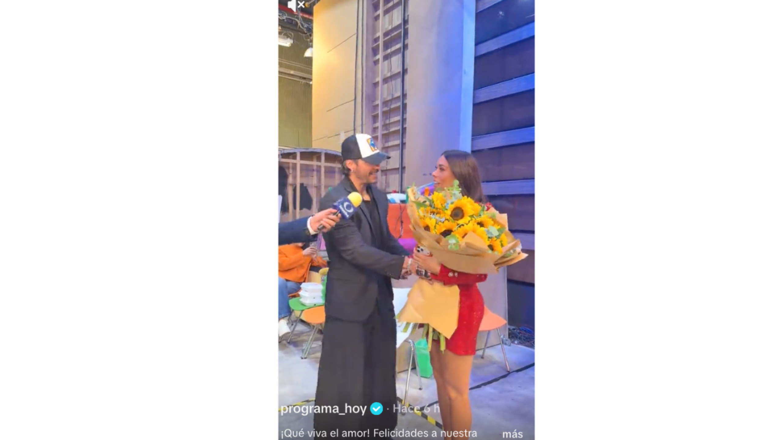 Isaac Moreno sorpresa a Galilea Montijo en Hoy