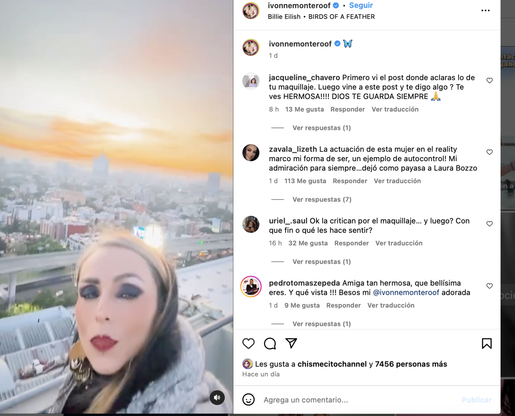 Ivonne Montero criticada por su maquillaje