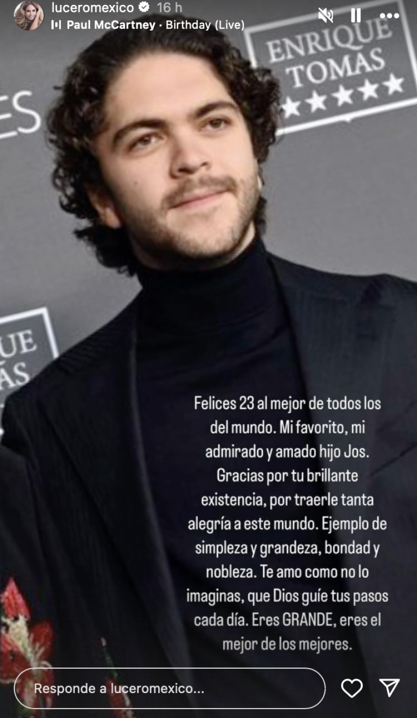 José Manuel, hijo de Lucero y Mijares