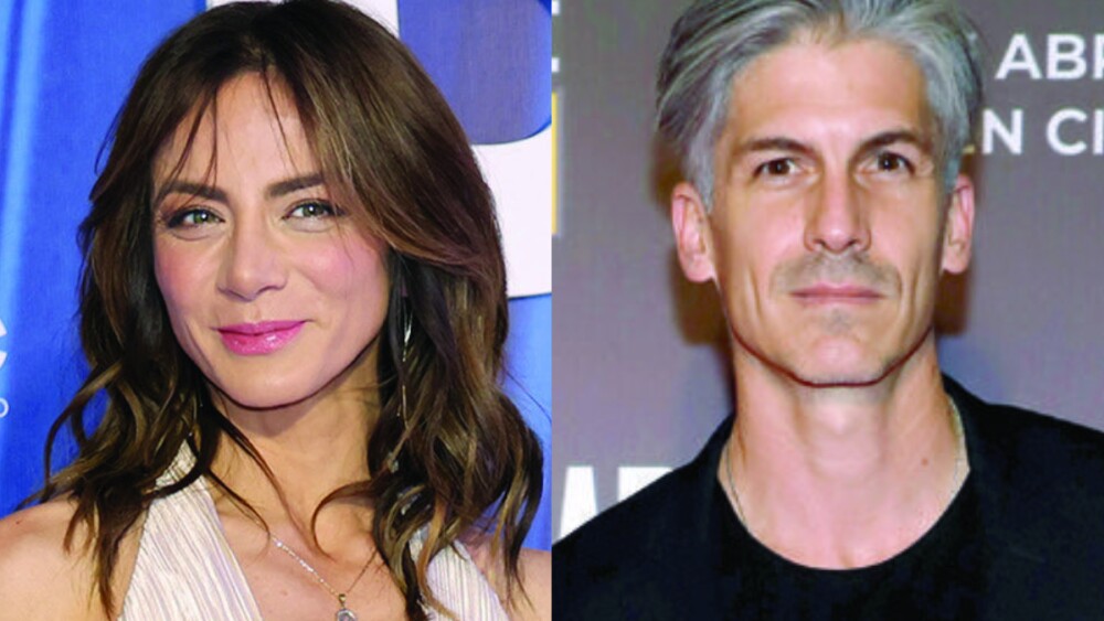 Silvia Navarro y su novio Fabricio Mercado