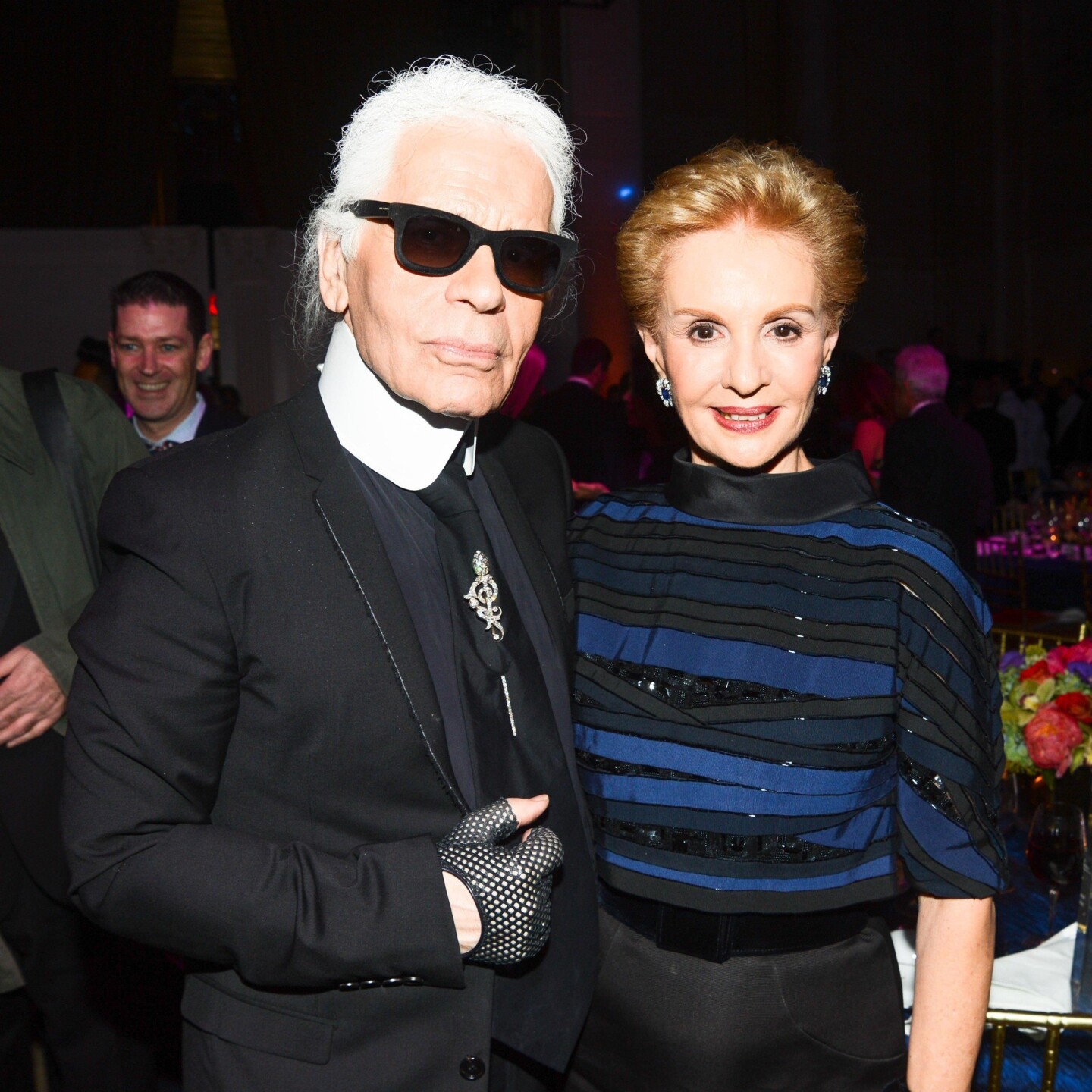 Carolina Herrera y Karl Lagerfeld