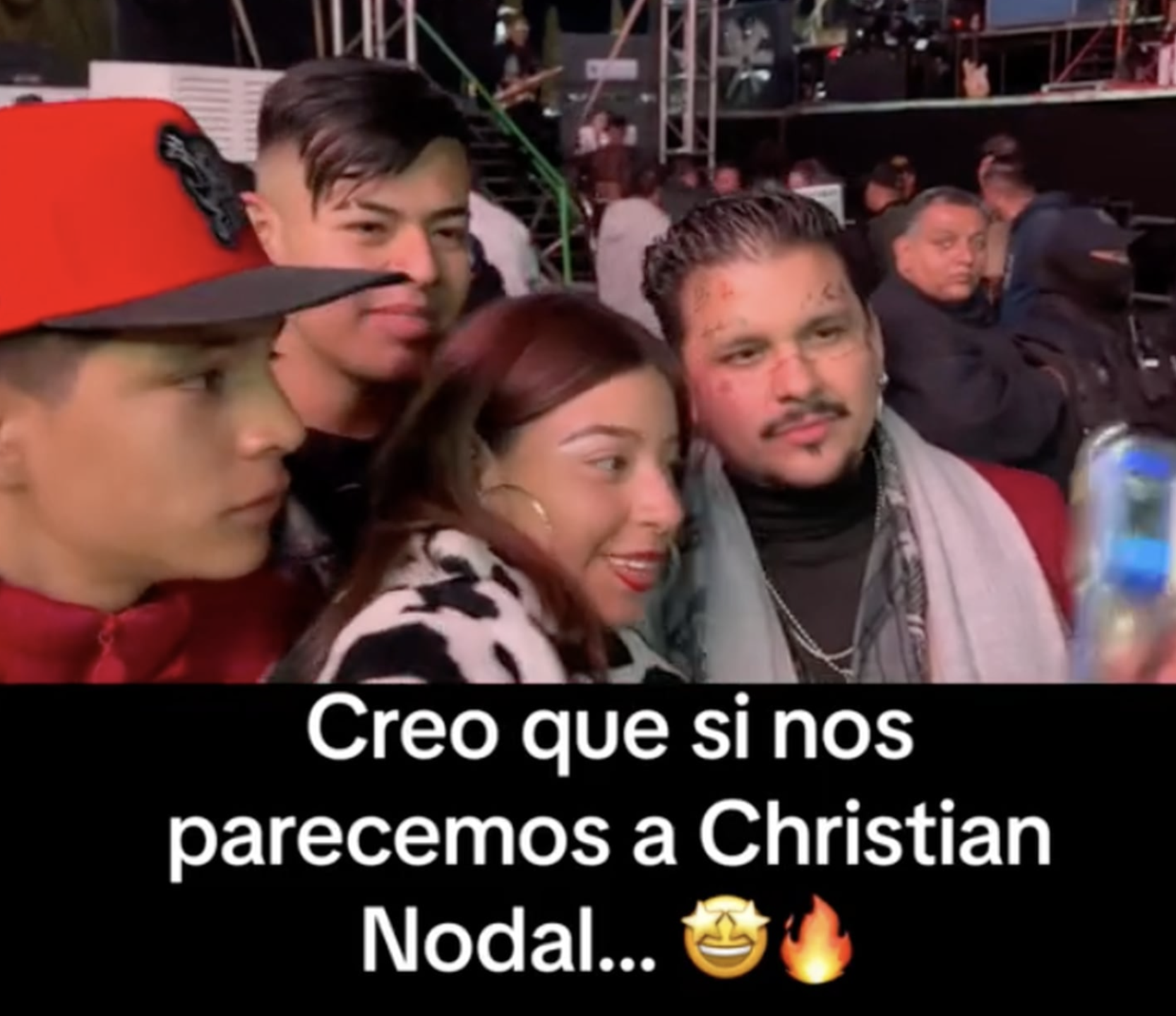 Imitador de Nodal en concierto de Alejandra Guzmán